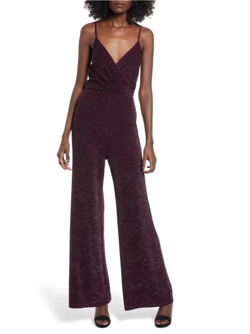 Altar’d State Purple Metallic Shimmer Women’s XL Jumpsuit